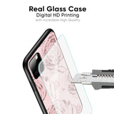 Shimmer Roses Glass case for Redmi 12C