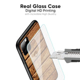 Wooden Planks Glass Case for Google Pixel 7A