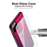 Wavy Pink Pattern Glass Case for iPhone XR