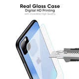 Vibrant Blue Texture Glass Case for iPhone XS Max