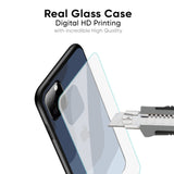 Navy Blue Ombre Glass Case for iPhone 8 Plus
