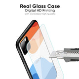 Wavy Color Pattern Glass Case for Oppo Reno8 Pro 5G