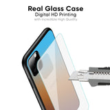 Rich Brown Glass Case for Oppo F19 Pro