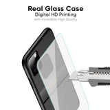 Grey Metallic Glass Case For Realme C2