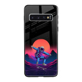 Retro Astronaut Samsung Galaxy S10 Glass Back Cover Online