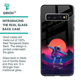 Retro Astronaut Glass Case for Samsung Galaxy S10