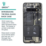 Skeleton Inside Glass Case for Samsung Galaxy S10