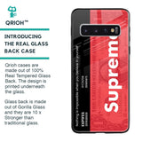 Supreme Ticket Glass Case for Samsung Galaxy S10