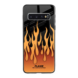 Fire Flame Samsung Galaxy S10 Plus Glass Back Cover Online