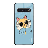 Adorable Cute Kitty Samsung Galaxy S10 Plus Glass Back Cover Online