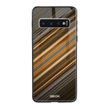 Diagonal Slash Pattern Samsung Galaxy S10 Plus Glass Back Cover Online