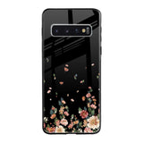 Floating Floral Print Samsung Galaxy S10 Plus Glass Back Cover Online