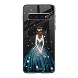 Queen Of Fashion Samsung Galaxy S10 Plus Glass Back Cover Online