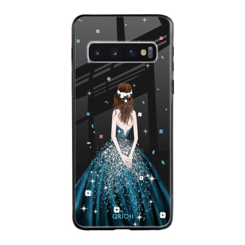 Queen Of Fashion Samsung Galaxy S10 Plus Glass Back Cover Online