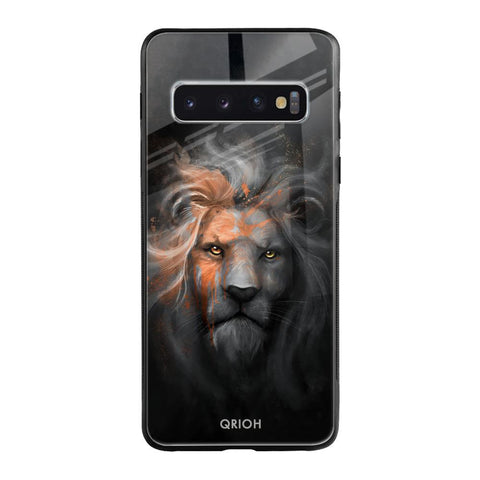 Devil Lion Samsung Galaxy S10 Plus Glass Back Cover Online