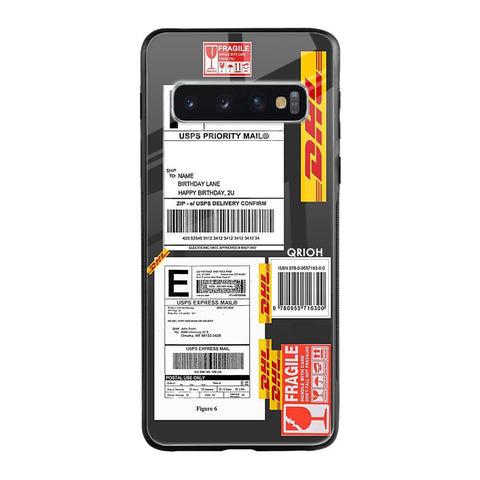 Cool Barcode Label Samsung Galaxy S10 Plus Glass Back Cover Online