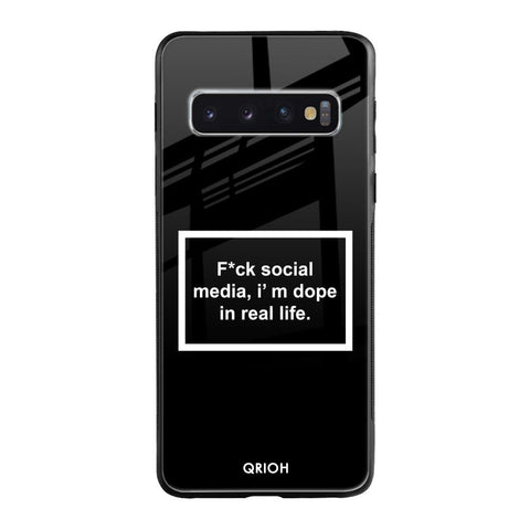 Dope In Life Samsung Galaxy S10 Plus Glass Back Cover Online