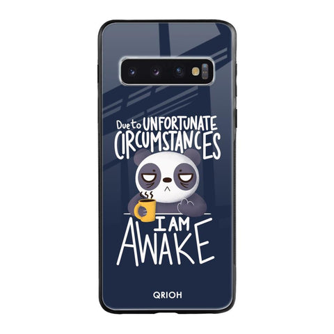 Struggling Panda Samsung Galaxy S10 Plus Glass Back Cover Online