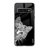 Kitten Mandala Samsung Galaxy S10 Plus Glass Back Cover Online