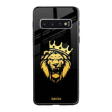 Lion The King Samsung Galaxy S10 Plus Glass Back Cover Online