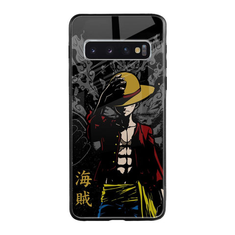 Dark Luffy Samsung Galaxy S10 Plus Glass Back Cover Online