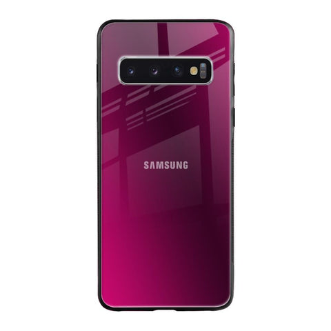 Pink Burst Samsung Galaxy S10 Plus Glass Back Cover Online