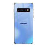 Vibrant Blue Texture Samsung Galaxy S10 Plus Glass Back Cover Online