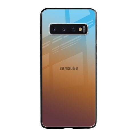 Rich Brown Samsung Galaxy S10 Plus Glass Back Cover Online