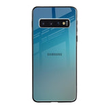 Sea Theme Gradient Samsung Galaxy S10 Plus Glass Back Cover Online