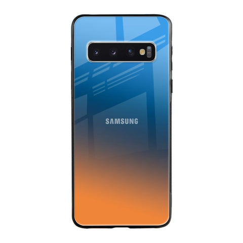 Sunset Of Ocean Samsung Galaxy S10 Plus Glass Back Cover Online