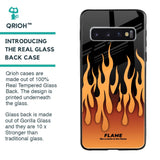 Fire Flame Glass Case for Samsung Galaxy S10 Plus