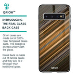 Diagonal Slash Pattern Glass Case for Samsung Galaxy S10 Plus