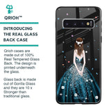 Queen Of Fashion Glass Case for Samsung Galaxy S10 Plus