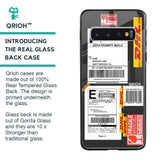 Cool Barcode Label Glass case For Samsung Galaxy S10 Plus