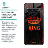 Royal King Glass Case for Samsung Galaxy S10 Plus