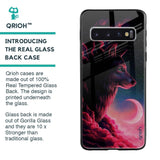 Moon Wolf Glass Case for Samsung Galaxy S10 Plus