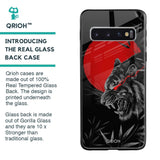 Red Moon Tiger Glass Case for Samsung Galaxy S10 Plus