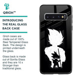 Monochrome Goku Glass Case for Samsung Galaxy S10 Plus