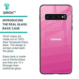 Pink Ribbon Caddy Glass Case for Samsung Galaxy S10 Plus