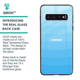 Wavy Blue Pattern Glass Case for Samsung Galaxy S10 Plus