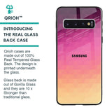 Geometric Pink Diamond Glass Case for Samsung Galaxy S10 Plus