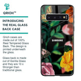 Flowers & Butterfly Glass Case for Samsung Galaxy S10 Plus