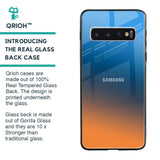 Sunset Of Ocean Glass Case for Samsung Galaxy S10 Plus