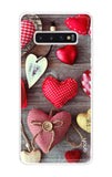 Valentine Hearts Samsung Galaxy S10 Plus Back Cover