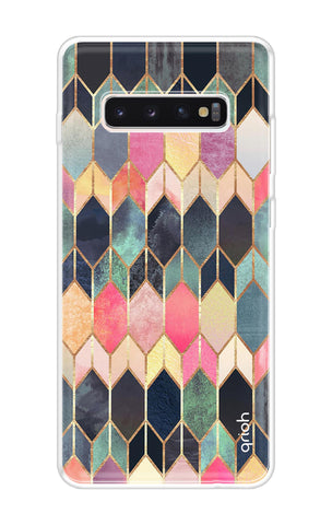 Shimmery Pattern Samsung Galaxy S10 Plus Back Cover