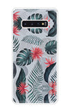 Retro Floral Leaf Samsung Galaxy S10 Plus Back Cover