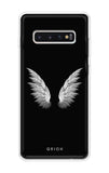 White Angel Wings Samsung Galaxy S10 Plus Back Cover