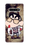 Nerdy Shinchan Samsung Galaxy S10 Plus Back Cover