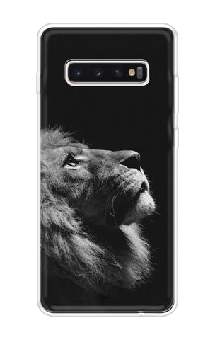 Lion Looking to Sky Samsung Galaxy S10 Plus Back Cover