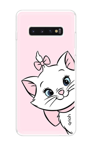 Cute Kitty Samsung Galaxy S10 Plus Back Cover